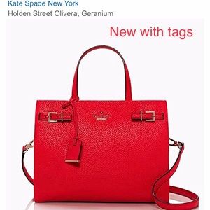 NEW Kate Spade Holden Street Olivera Geranium bag